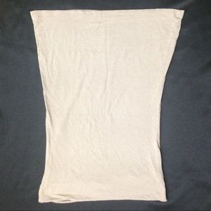 Beige tube top